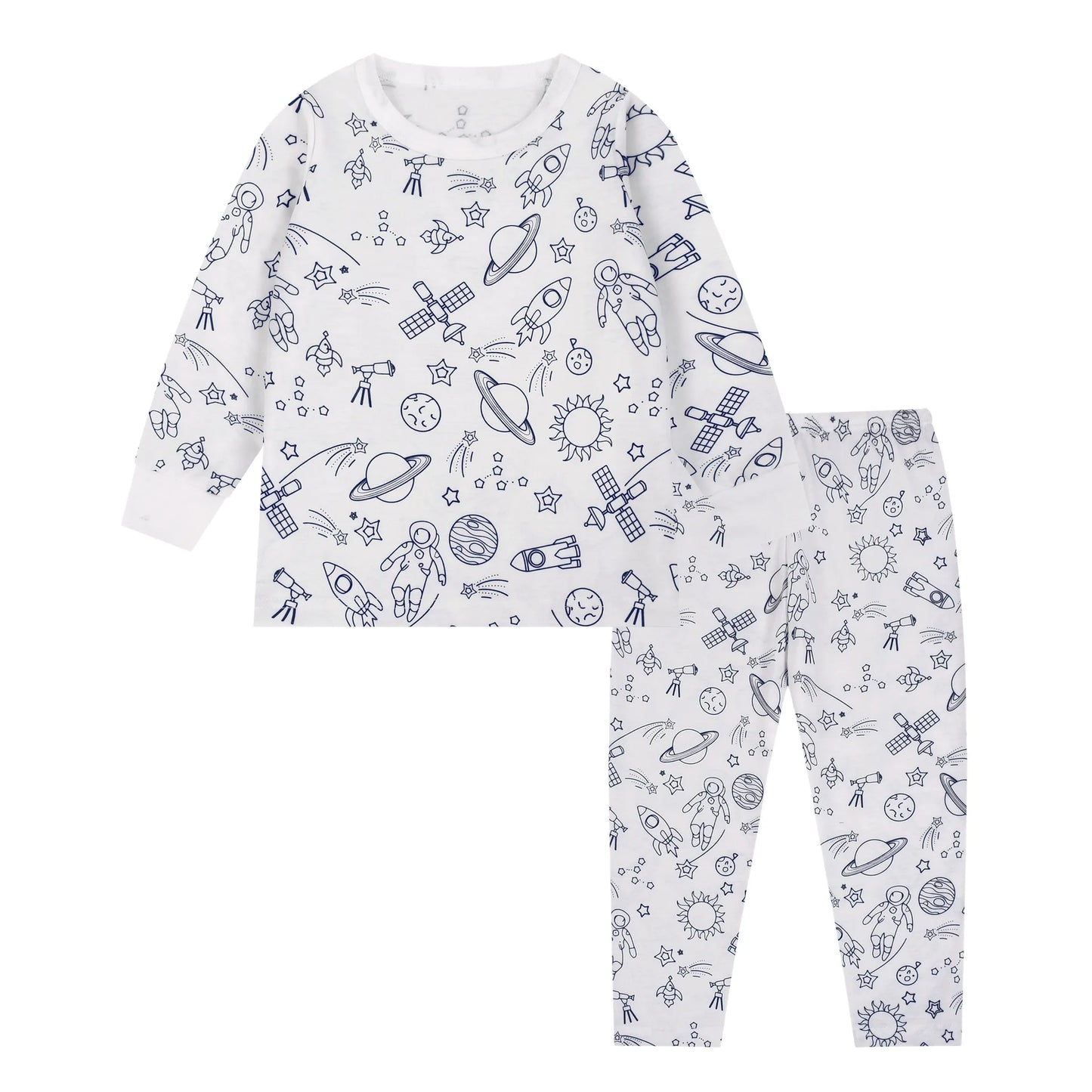 JHB ColorDream™ Pyjama Set – Kleur je eigen raketavontuur!